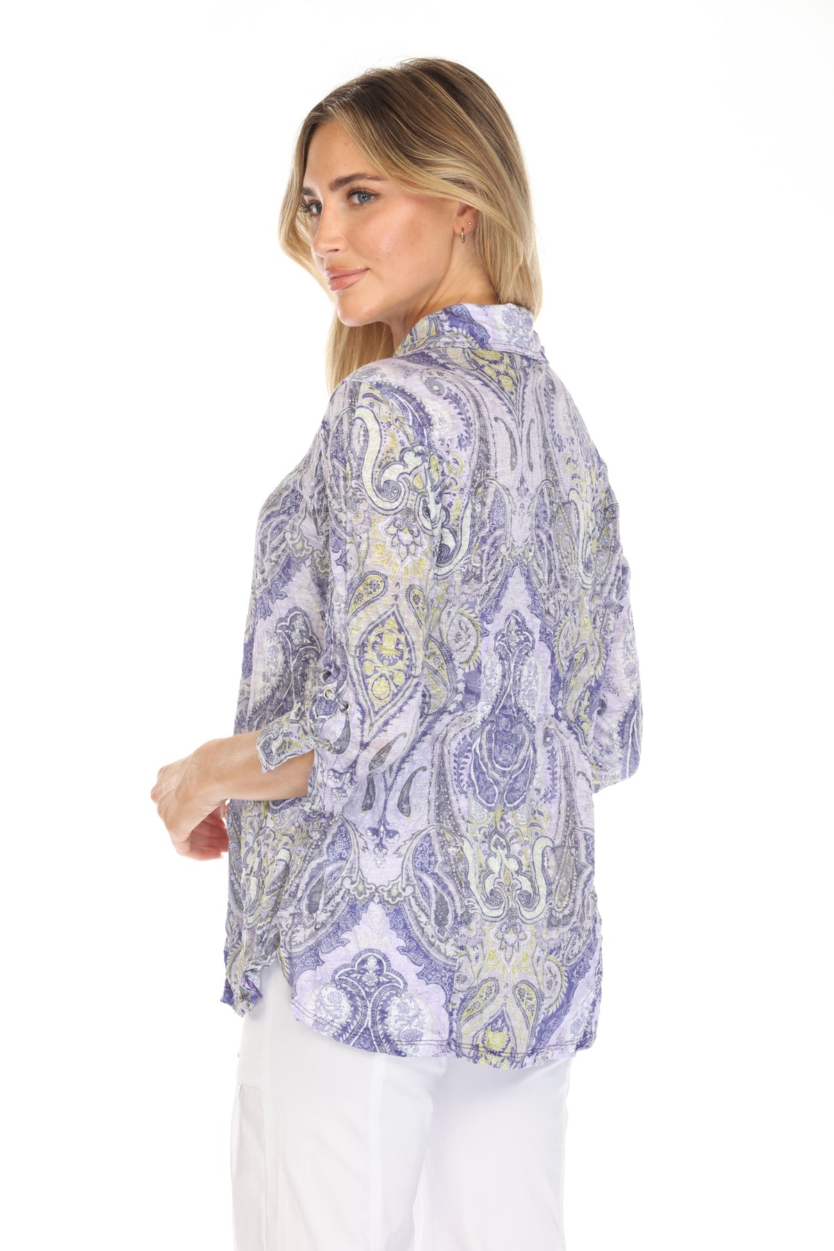 Sabrina Shirt - Twilight Paisley - CARINE