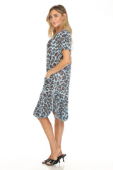 Riley Dress - Animal Print - CARINE