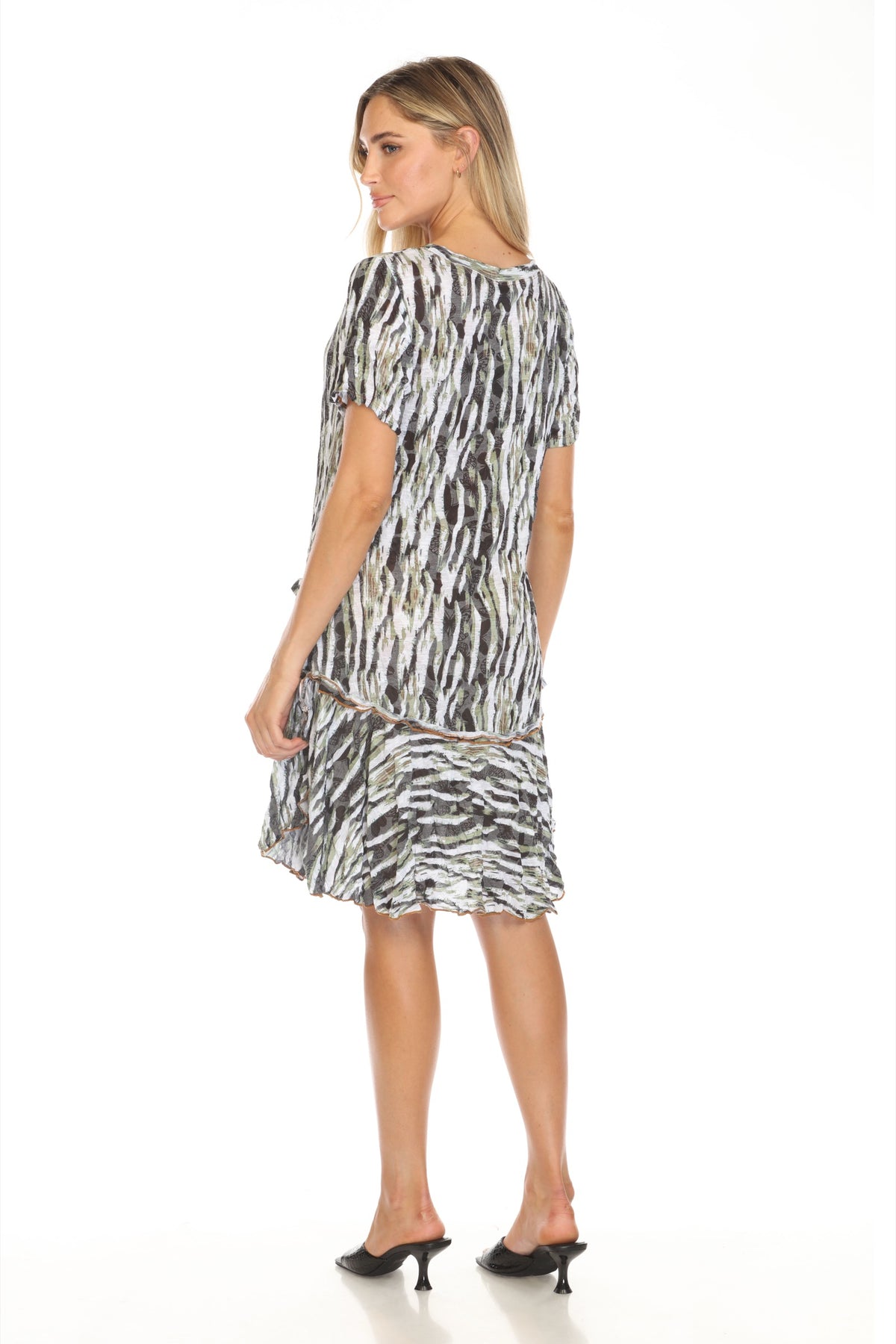 Riley Dress - Woodland Streak - CARINE