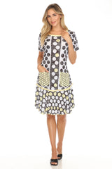 Riley Dress - Graphic Pop - CARINE