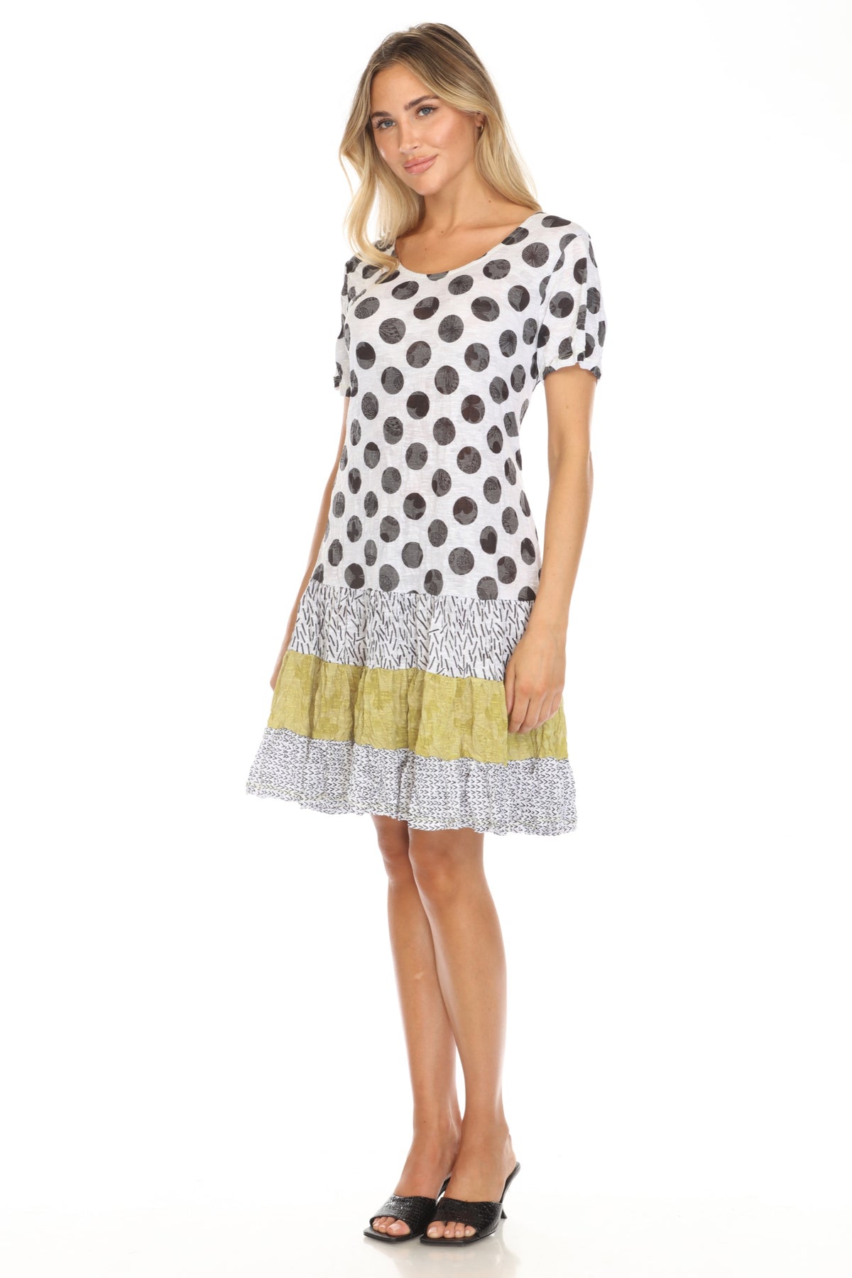 Dakota Dress - Mixed Dots - CARINE