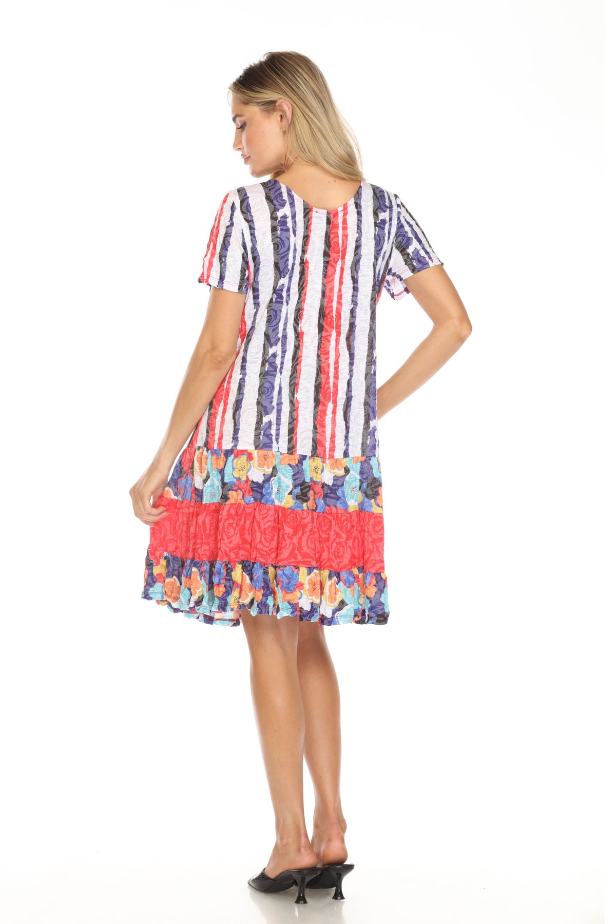 Dakota Dress - Berry Streak - CARINE
