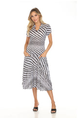 Harper Dress - Dot Swirl - CARINE
