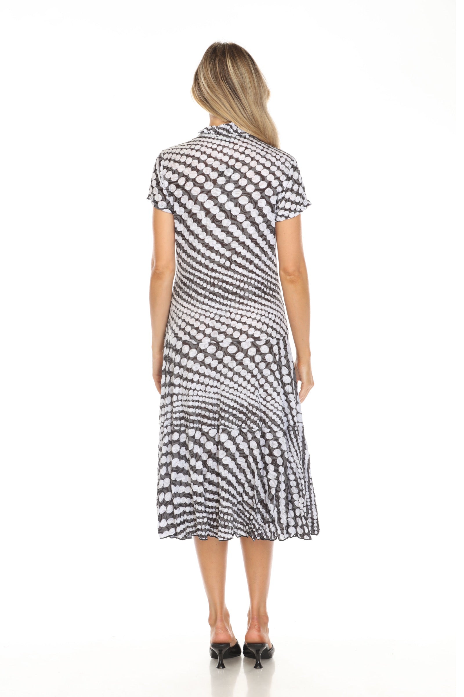Harper Dress - Dot Swirl - CARINE