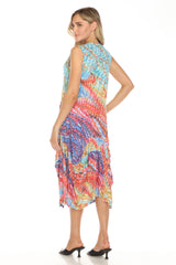 Valerie Dress - Rainbow Plume - CARINE