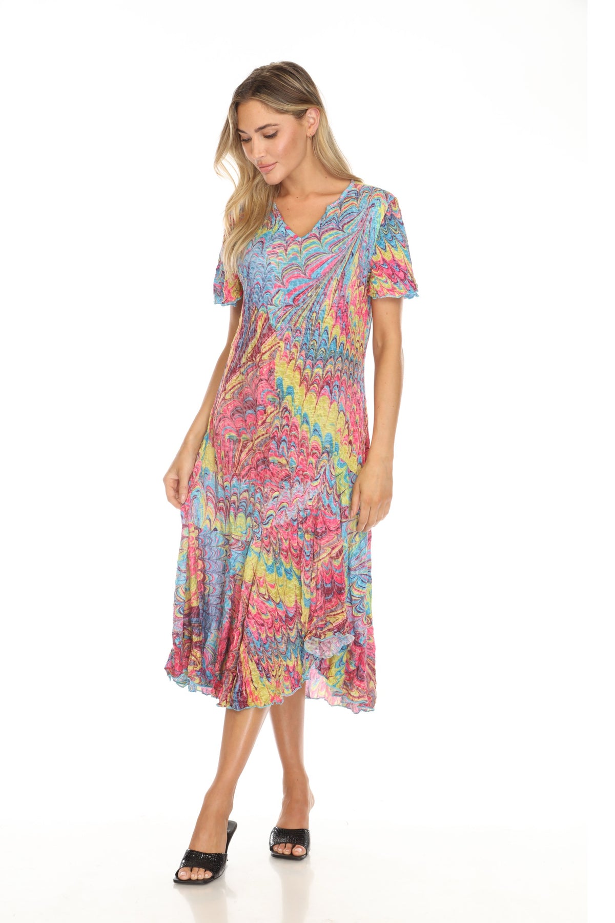 Vivian Dress - Festive Plume - CARINE