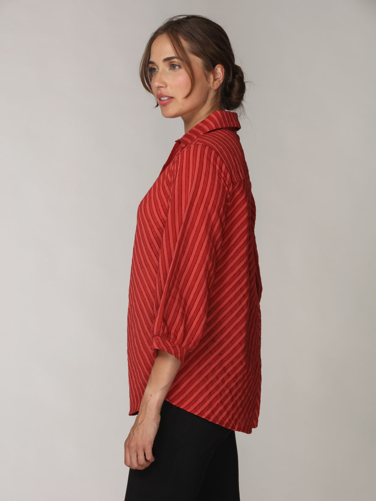 Diagonal Stripe Textured Popover
