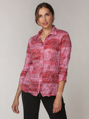 Sienna Shirt - Crimson Haze
