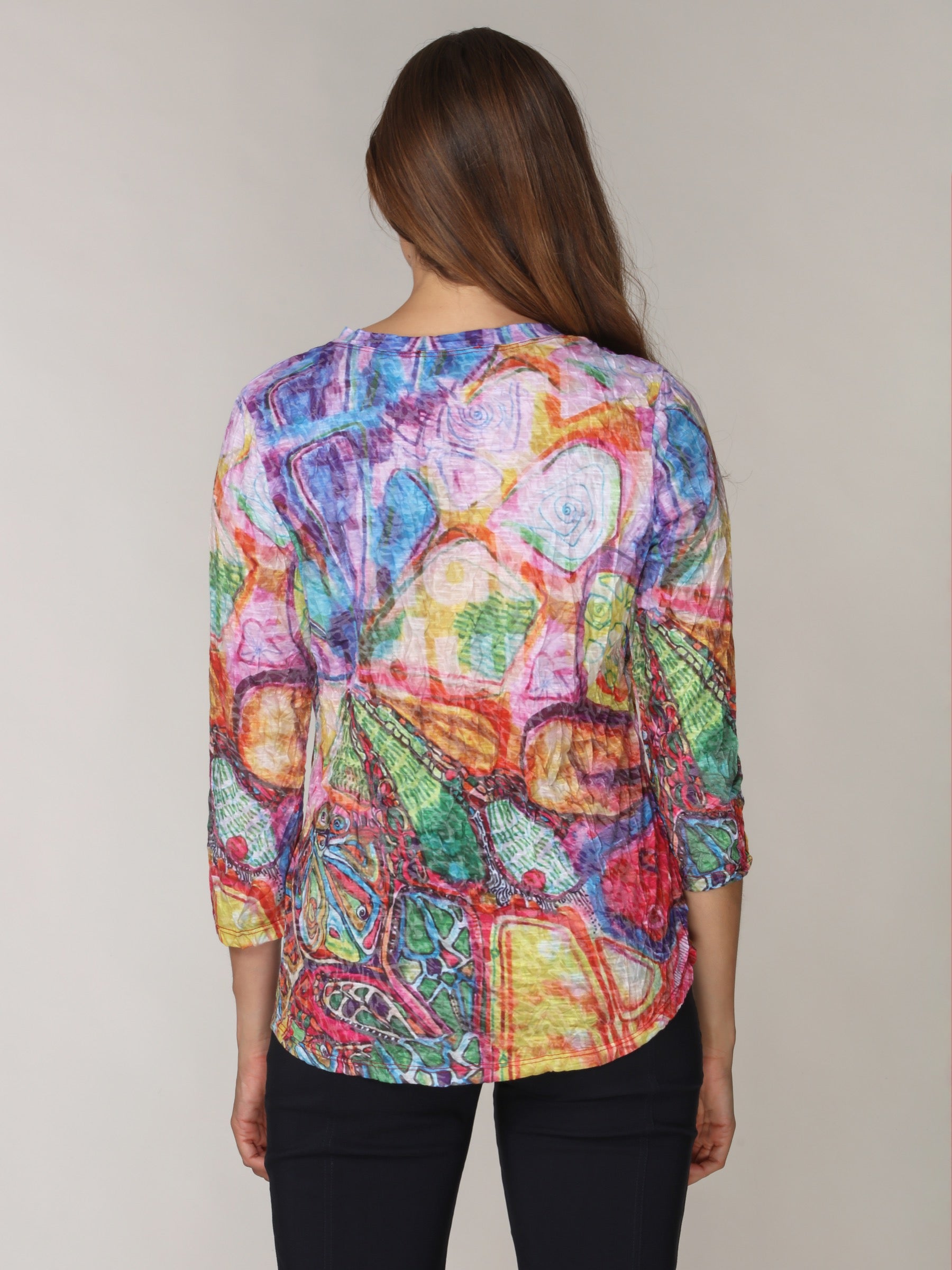 V-Neck Top - Vivid Canvas