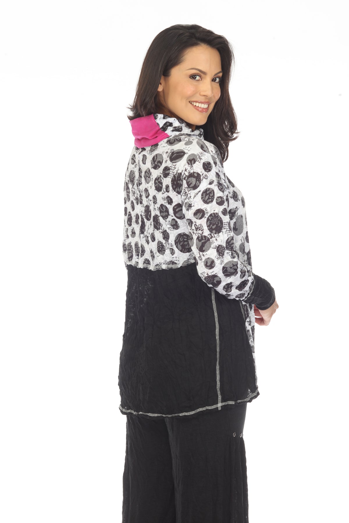 Macy Top - Black Spots - CARINE