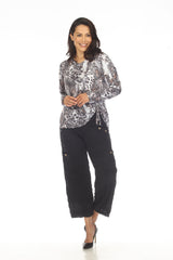 Carlie Top L/S - Leopard Burst - CARINE