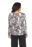 Carlie Top L/S - Leopard Burst - CARINE