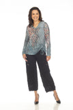 Carlie Top L/S - Jade Mesh - CARINE