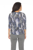 V-Neck Top - Crystal Swirl - CARINE