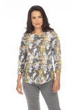 Round-Neck Top - Canary Dash - CARINE