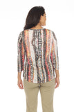 V-Neck Top - Sun Streak - CARINE