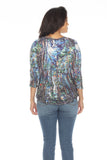 Round-Neck Top - Forest Glow - CARINE
