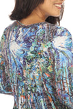 Round-Neck Top - Forest Glow - CARINE