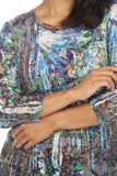 Round-Neck Top - Forest Glow - CARINE
