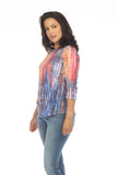 Round-Neck Top - Dawn Burst - CARINE