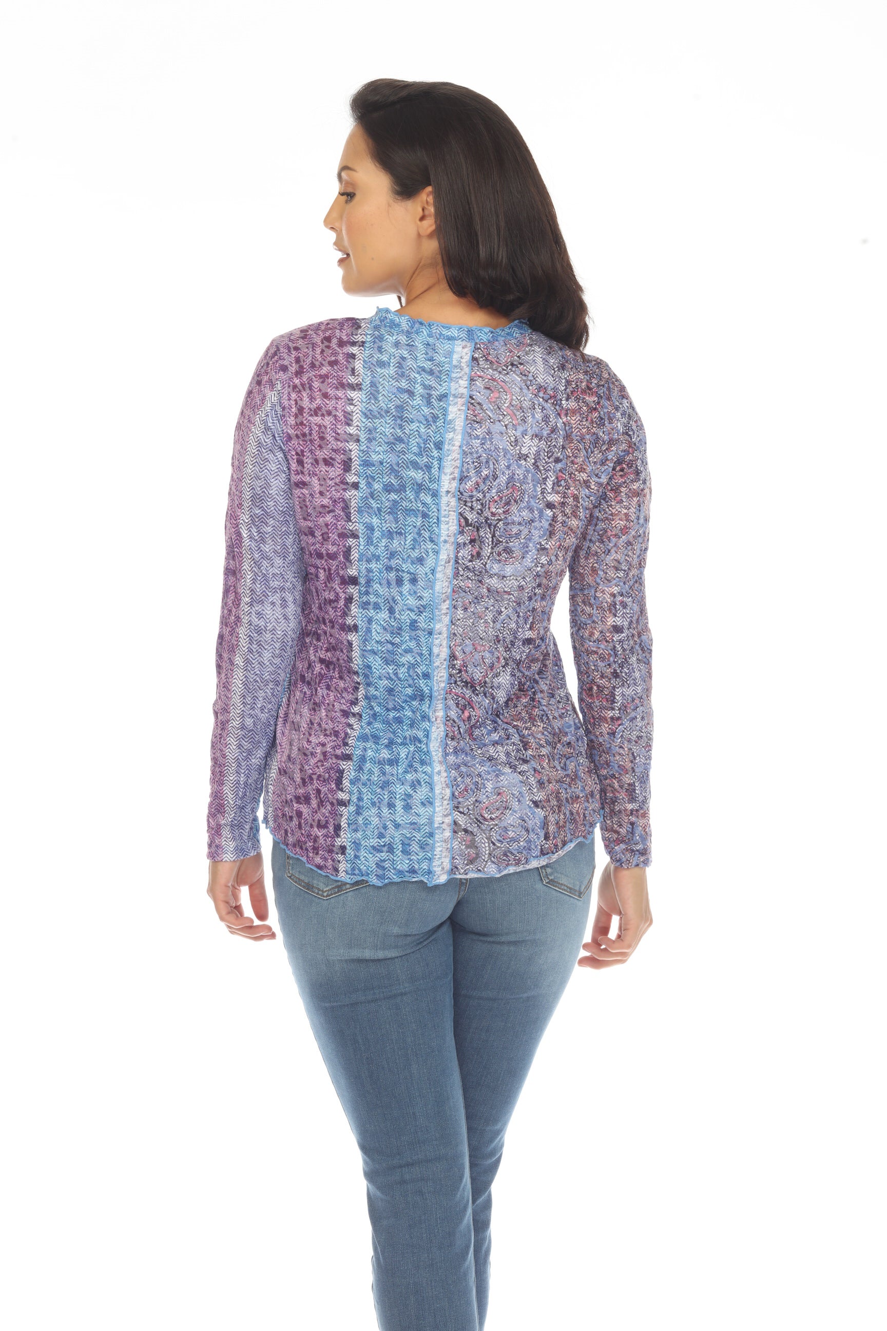 Pamela Top - Jacquard Mix - CARINE