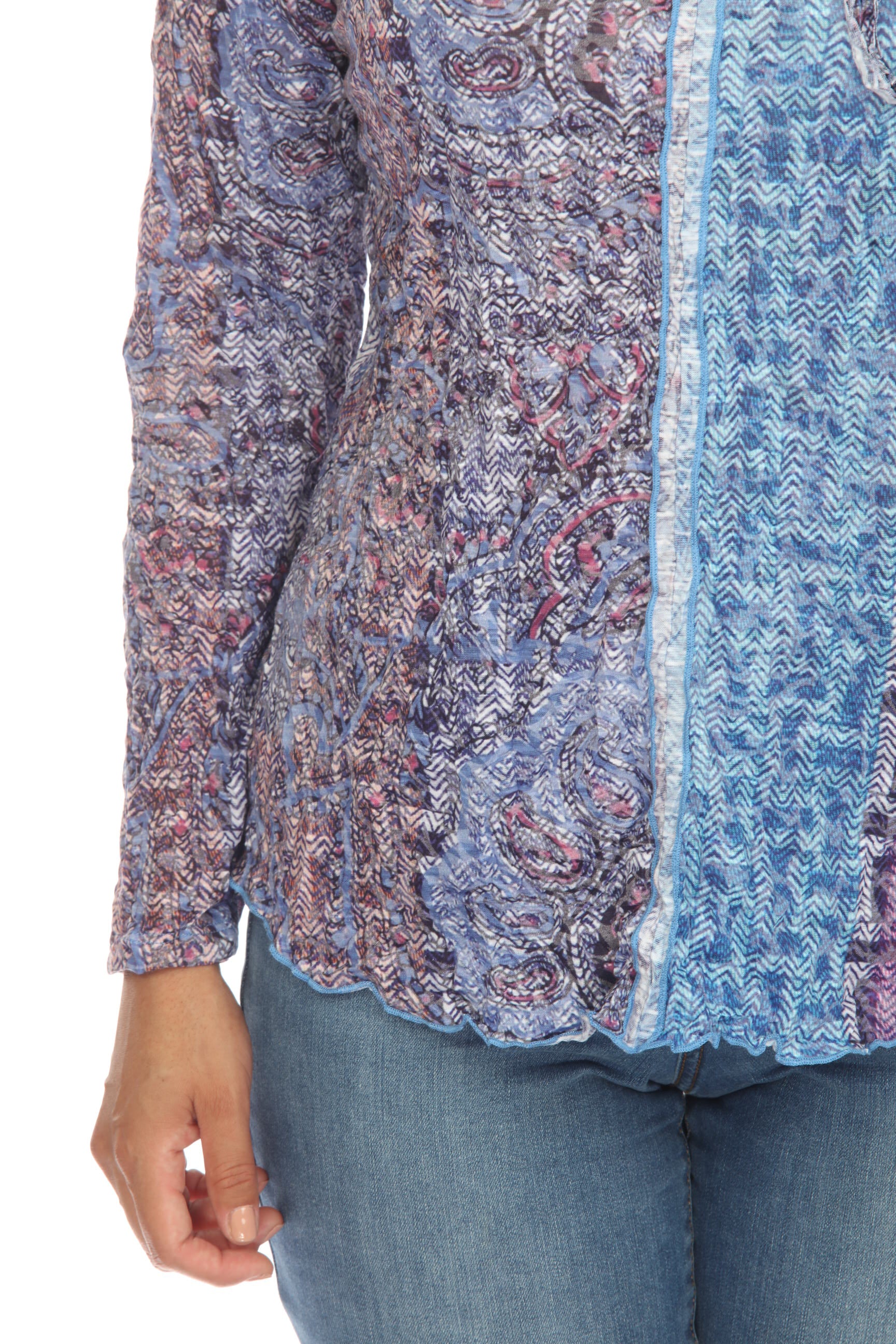 Pamela Top - Jacquard Mix - CARINE