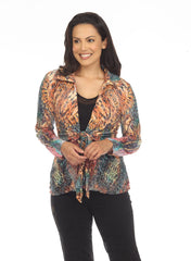 Elle Cardigan - Jungle Tiger - CARINE
