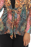 Elle Cardigan - Jungle Tiger - CARINE