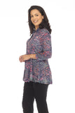 Selena Shirt - Indigo Dash - CARINE