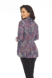 Selena Shirt - Indigo Dash - CARINE