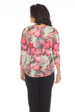 V-Neck Top - Fall Fuchsia - CARINE