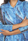 Selena Shirt - Neon Blue - CARINE