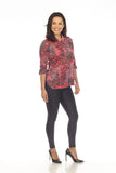 Sabrina Shirt - Red Scales - CARINE