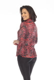 Sabrina Shirt - Red Scales - CARINE