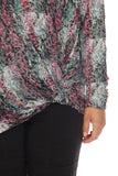 Layla Top - Raspberry Flower - CARINE