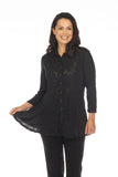 Selena Shirt - Black - CARINE