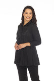 Selena Shirt - Black - CARINE