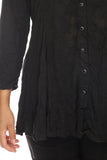 Selena Shirt - Black - CARINE