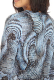 Round-Neck Top - Cyan Phase - CARINE