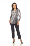Round-Neck Top - Aspect Mix - CARINE