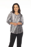 Round-Neck Top - Aspect Mix - CARINE