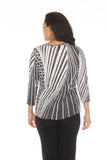 Round-Neck Top - Aspect Mix - CARINE