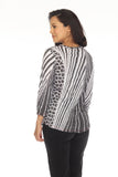 Round-Neck Top - Aspect Mix - CARINE