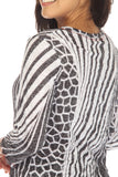 Round-Neck Top - Aspect Mix - CARINE