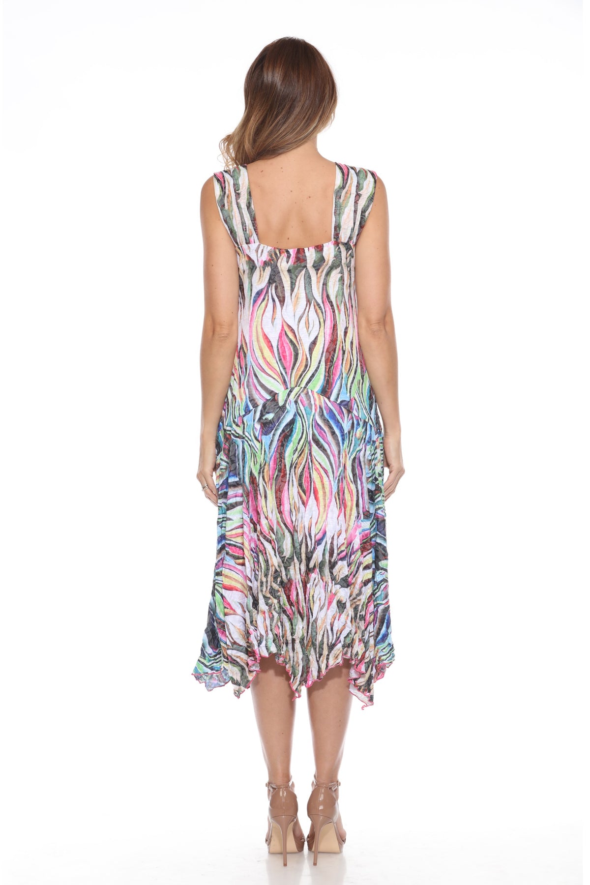 Priscilla Dress - Enchanted Flames - CARINE