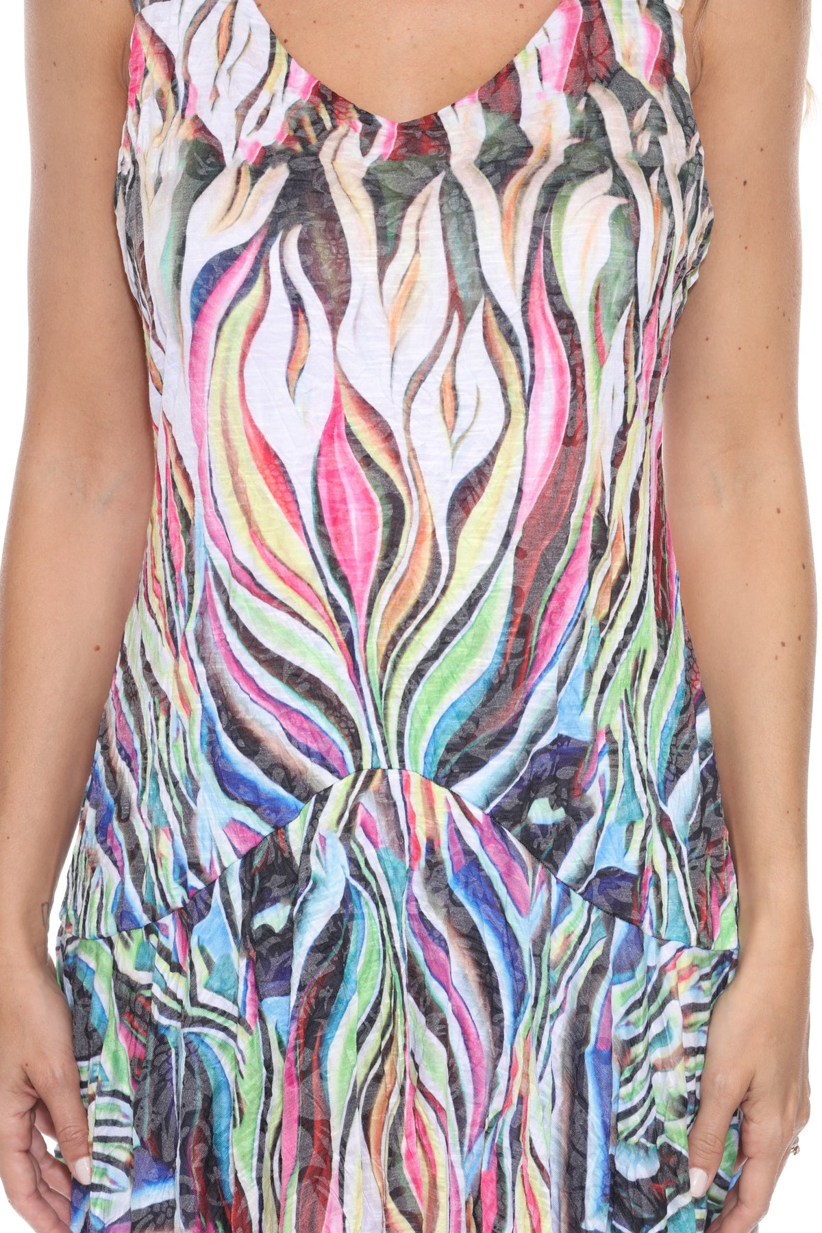 Priscilla Dress - Enchanted Flames - CARINE