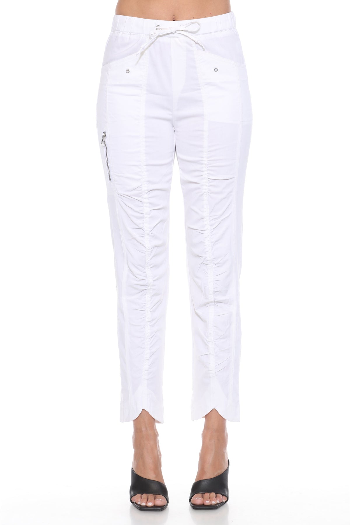 Ruched Scallop Pant - CARINE