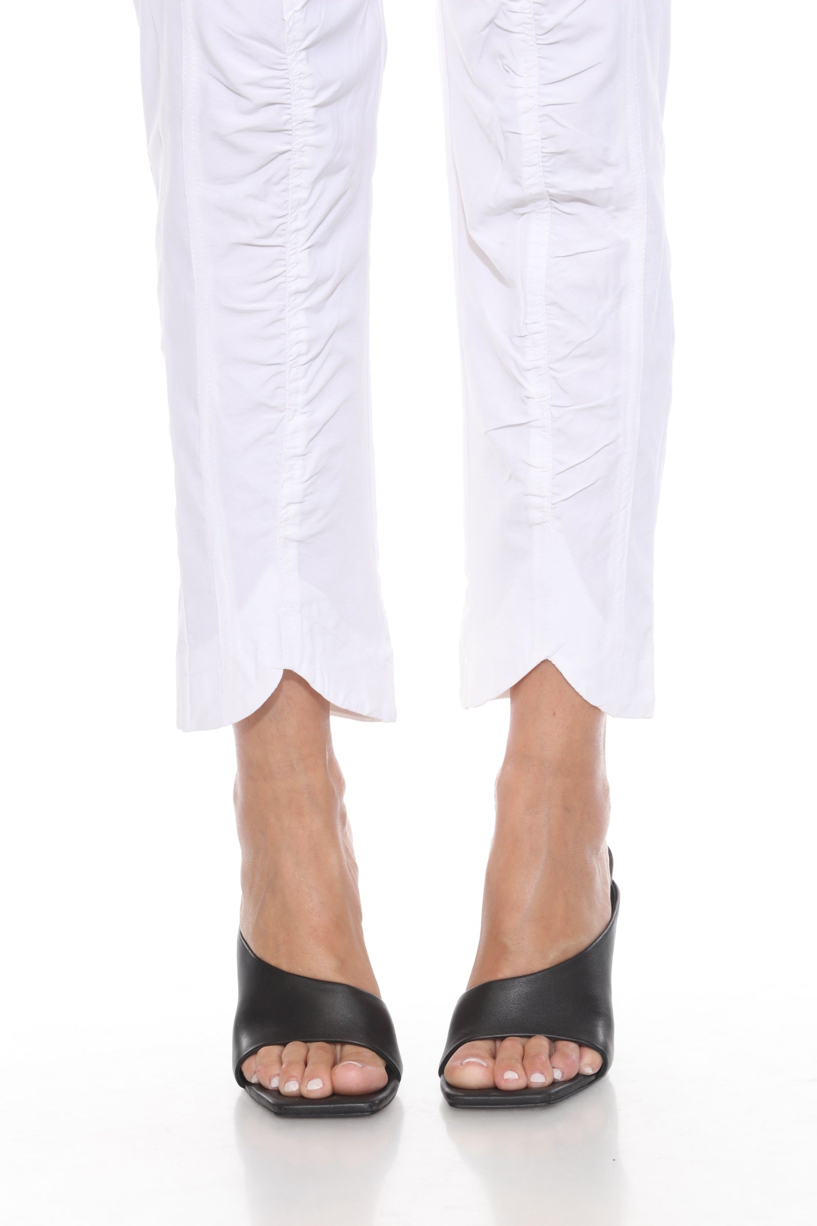 Ruched Scallop Pant - CARINE
