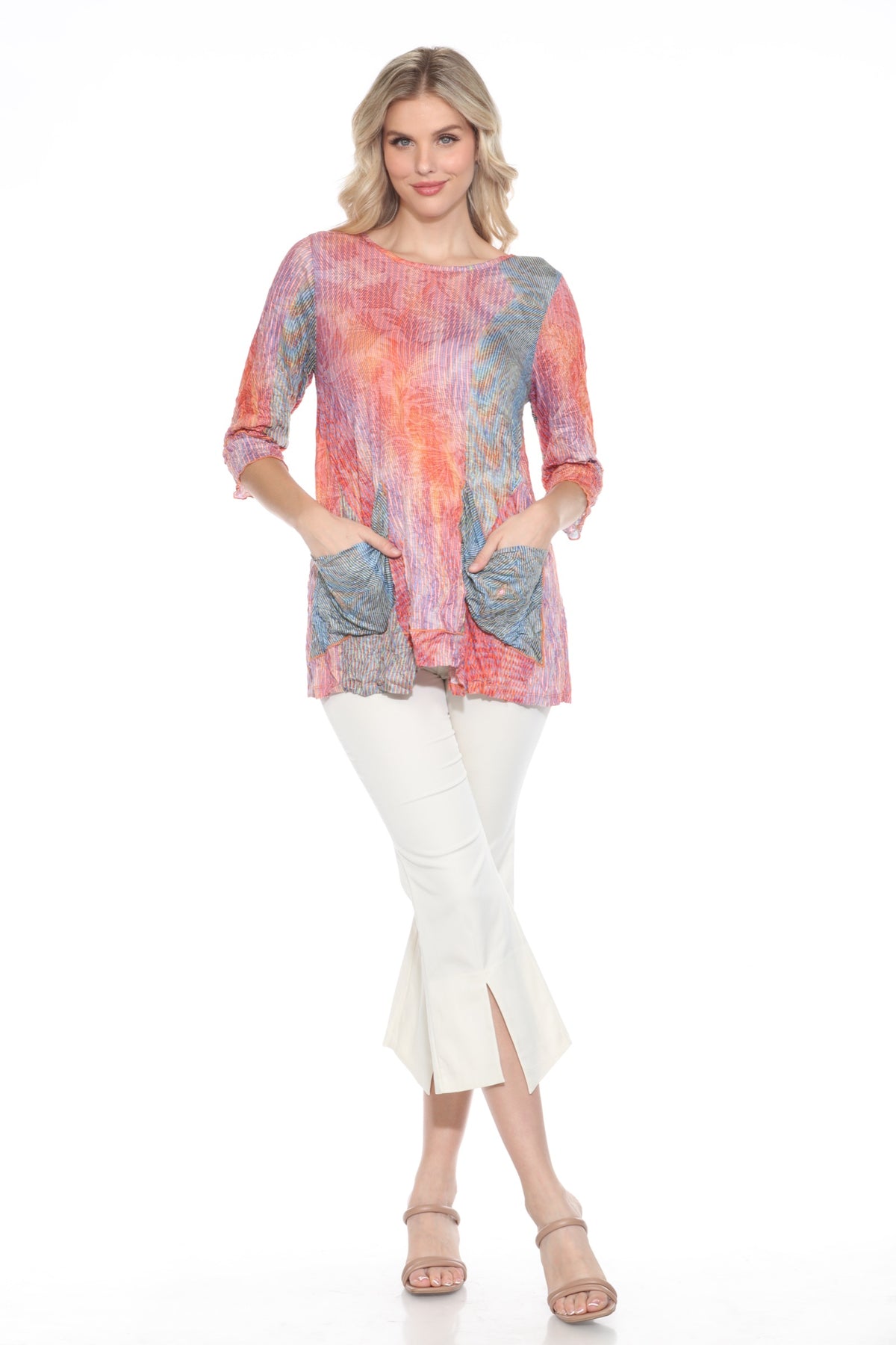 Two-Pocket Tunic - Horizon Lines - CARINE