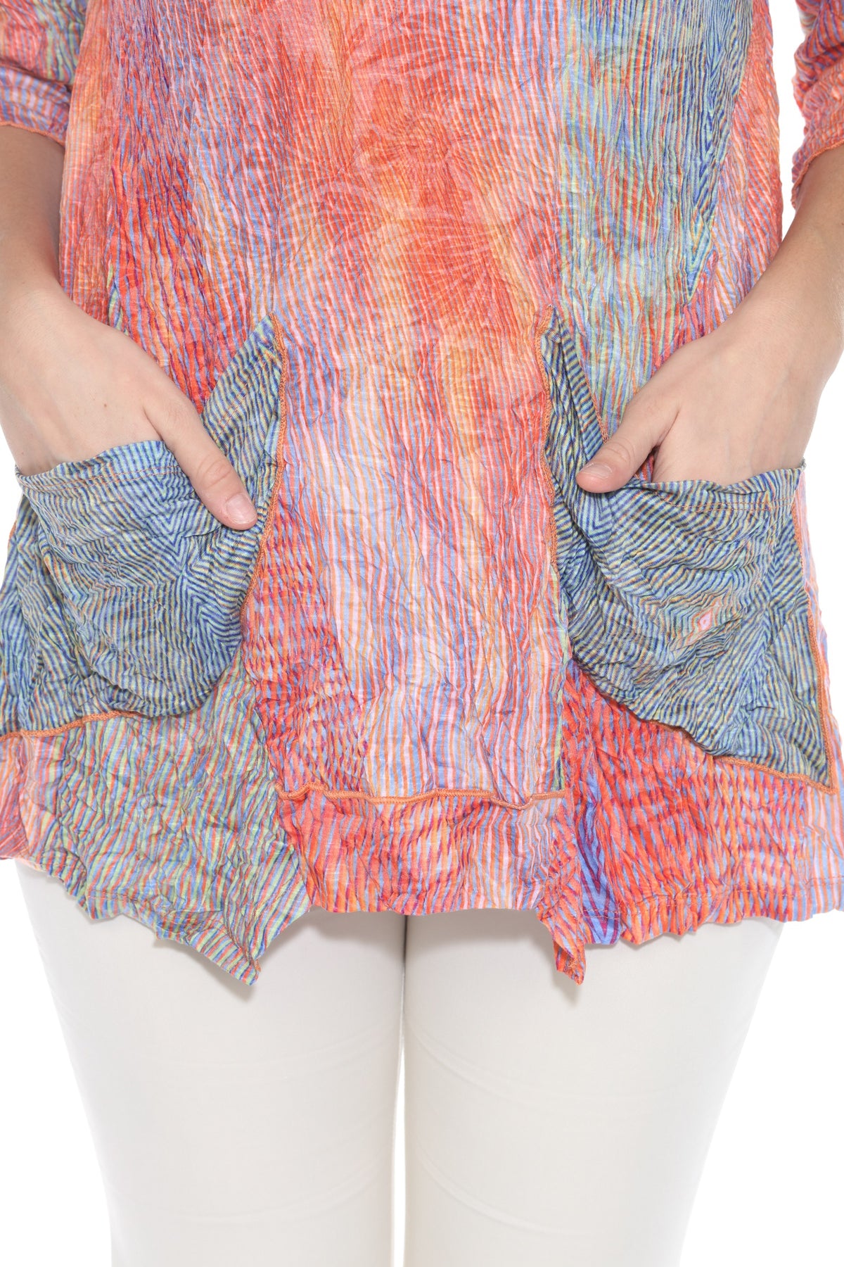 Two-Pocket Tunic - Horizon Lines - CARINE